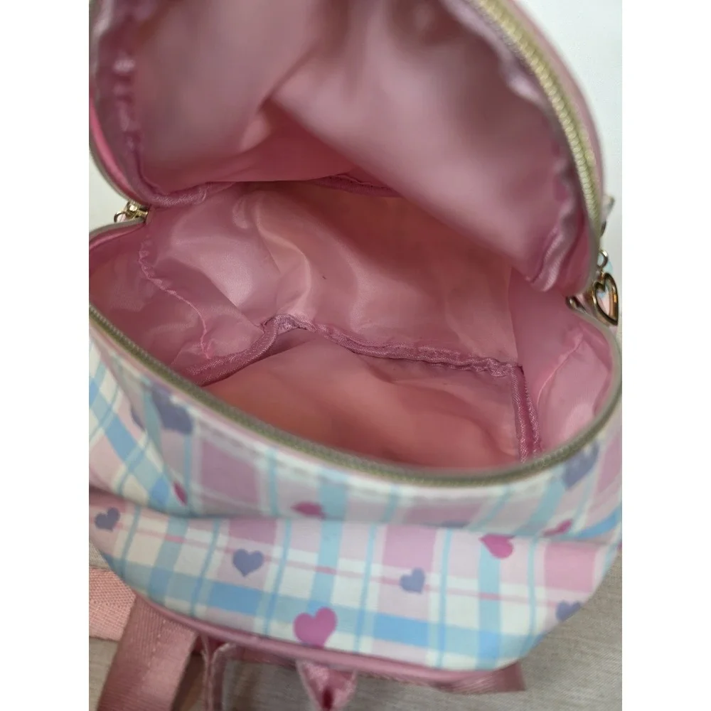 Sanrio Cinnamoroll mini backpack Pink Blue Plaid